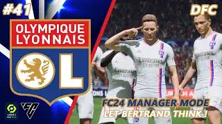 FC24 Lyon Career Mode | Choc des Olimpiques & Leg 1 Quarter Final UEFA Champions League! #41
