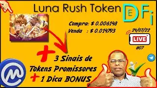 126% LUCRO Luna Rush Token, e + 3 sinais de tokens em tend&ecirc;ncia de alta