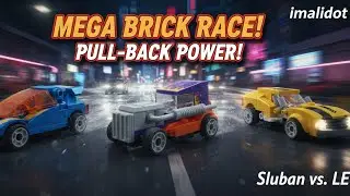 Sluban Power Bricks Pull-Back Cars 🚗💨 Full Build, Unboxing & Racing! #imalidotcom