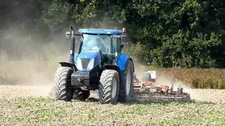 New Holland T7050 + Ostroj Saturn