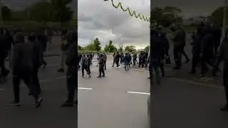 Breaking news Leicestershire Muslims protest against Hindus