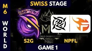 S2G Esports vs NIP Flash - Game 1 (Bo1) | M6 World Championship Swiss Stage | DAY 3