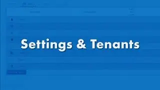 Cipher Quick Guide: Settings and Tenants
