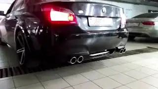 BMW 530i E60 выхлоп в стиле BMW M5