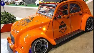 RC DRIFT CAR ACTION AT MODEL FAIR STUTTGART 1