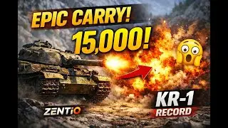 15,000 DAMAGE KR-1 Carry on Mountain Pass! 😱 | World of Tanks Record Battle