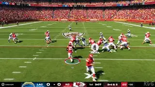 Madden NFL 25 - Los Angeles Chargers vs Kansas City Chiefs - Gameplay (PS5 UHD) [4K60FPS]
