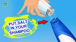 Put Salt in Your Shampoo, This Simple Trick Solves One of the Biggest Hair Problems [With Subtitles]