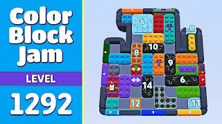 Color Block Jam Level 1292 (1293) | Every Puzzle Solved! 🎯