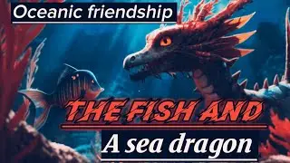 The fish and a sea dragon | oceanic friendship