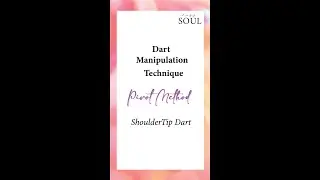 Dart Manipulation Technique - Pivot Method - Shoulder Tip Dart #patternmaking #darts