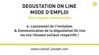 Calmel & Joseph - D&eacute;gustation en ligne