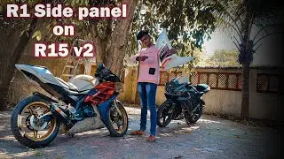 Installing Yamaha R1 Side Panels In R15 V2 || LOOKS INSANE 🔥🔥
