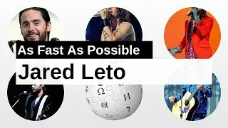 Jared Leto As Fast As Possible