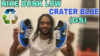 NIKE DUNK LOW SE CRATER BLUE REVIEW!