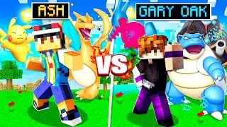 ASH KETCHUM Vs GARY OAK in Minecraft PIXELMON!