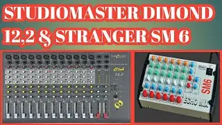 studiomaster 12 Chanel mixer & stranger sm 6 mixer ( how to operata mic mixer)
