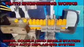 250 ml Double Head Single Stage With Auto De-Flashing Blow Moulding Machine