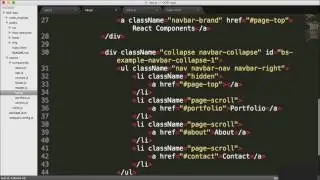 High Performance Applications with React and Redux - Building Out the Site Navigation
