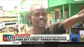 Residents debate new Homa Bay street signs, citing mixed reactions