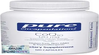 Pure Encapsulations CoQ10 120 mg Coenzyme Q10 Supplement for Heart Health Review