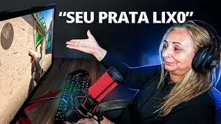 primeira vez da MINHA M&Atilde;E jogando CS 2 (tiltou com&nbsp;os&nbsp;pratas)