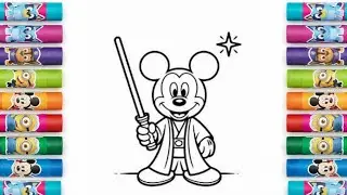 Mickey Mouse Coloring Fun | Drawing for Kids 🎨 