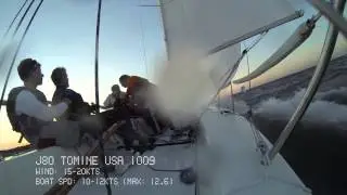 J80 Sailboat Racing