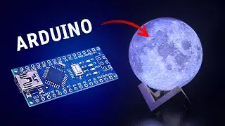 Интерактивная лунная лампа, напечатанная на 3D-принтере