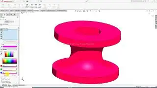 SOLIDWORKS COMMAND, REVOLVE CUT LECTURE-28