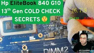 HP 840 G10 (13th Gen i5) Motherboard Impedance Cold Checking Paid Concept FREE | Step-by-Step Guide