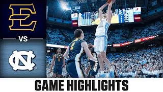 ETSU vs. North Carolina Game Highlights | 2025-26 ACC Men's Basketball