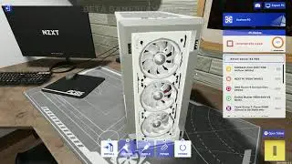 PC building simulator 2 beta, white PC build