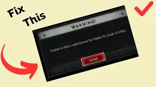 How to Fix “Error code: 315306” in Diablo 4