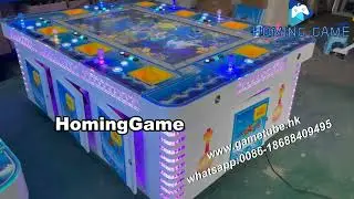 Factory Direct 55 Inch 8 Player Fishing Game Machine | Arcade Cabinet For Sale #arcademachine