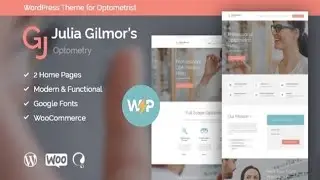 Optometry, Optician & Optics Store Medical WordPress Theme Free Download