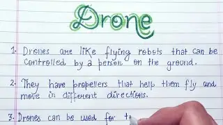 10 lines on Drone in English|Essay on Drone  in English|Essay on Drone 10 lines in English