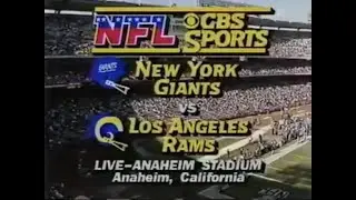 1984 NFC Wild Card - Giants vs. Rams