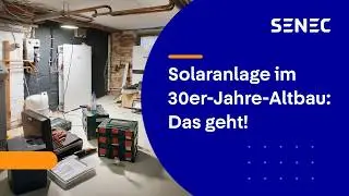 ⚡Altbau wird energieautark: Installation SENEC.Home E4 Stromspeicher und einer SENEC.Wallbox premium