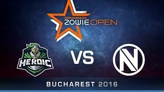 Heroic vs EnVyUs [Map 1 BO1] DreamHack ZOWIE Open Bucharest 2016
