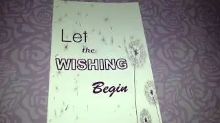 LET THE WISHING BEGIN - May 9, 2016