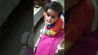 vanshu niche utrana cha rha hai par dar rha hai @vidoe reel #tagsforlikes
