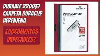 RESE&Ntilde;A (2026) : Durable 220031 Carpeta Duraclip Berenjena. DETALLES