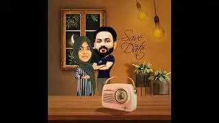 Save The Date | Animation Video | Caricature Drawing | Invitation Video | She The Artist