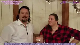 Lancaster Wedding DJ, Landis Valley Village & Farm Museum, Lancaster PA, Congrats  Jessica & Scott