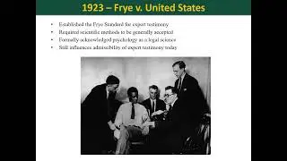Activity 1.3 History of Forensic Psychology (Narrated)