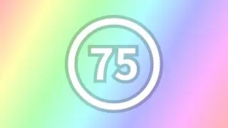 75 seconds timer ‐ Countdown Circle Gradation