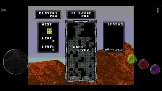 Tetris (Genesis): Game Over