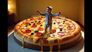 KID JUMPING ON PIZZA BED #cartoon #smileytoons #trending #youtubeshorts