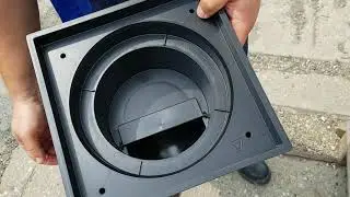 240-240 mm muanyag hazas ontottvas racsos viznyelo 110 160 csatlakozassal